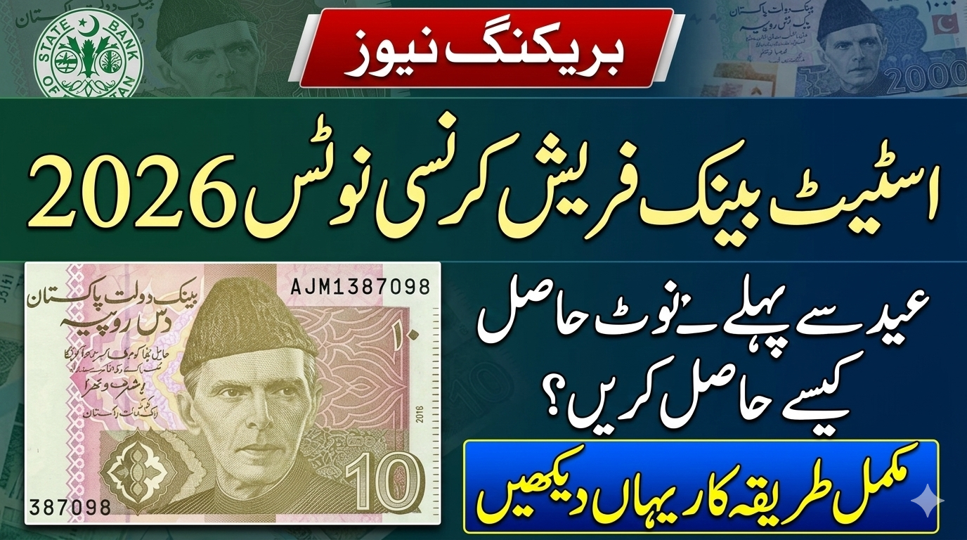 State Bank Rs.10 New Fresh Currency Notes 2026 Eid ul Fitr